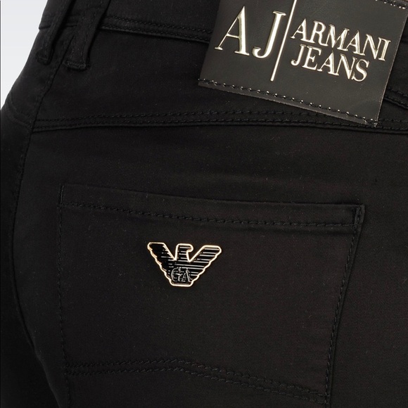 ARMANI JEANS Black Ombré Skinny Jeans 25 - Picture 2 of 3